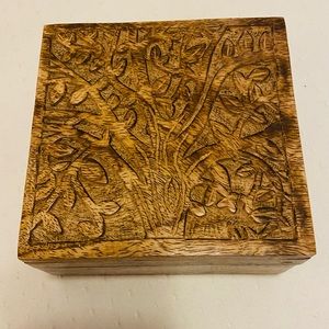 Aranyani Compartment Wooden Box. Perfect for Trinkets.